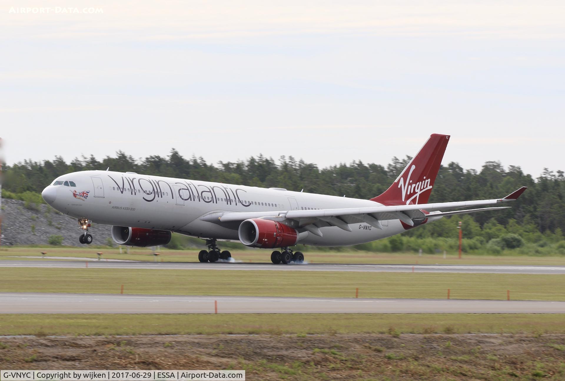 G-VNYC, 2012 Airbus A330-343X C/N 1315, RWY 01R