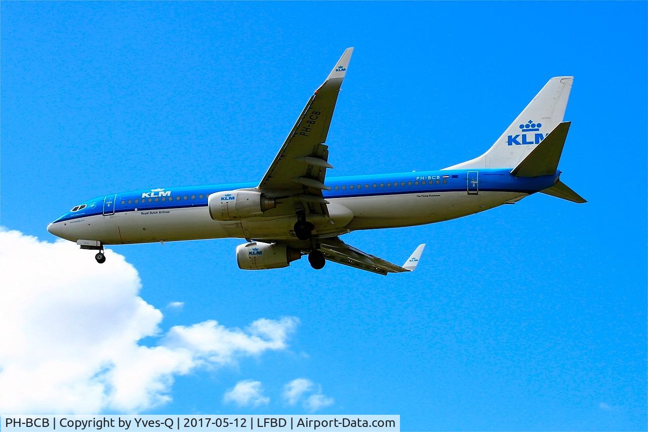 PH-BCB, 2011 Boeing 737-8K2 C/N 39443, Boeing 737-8K2, On final rwy 23, Bordeaux-Mérignac airport (LFBD-BOD)