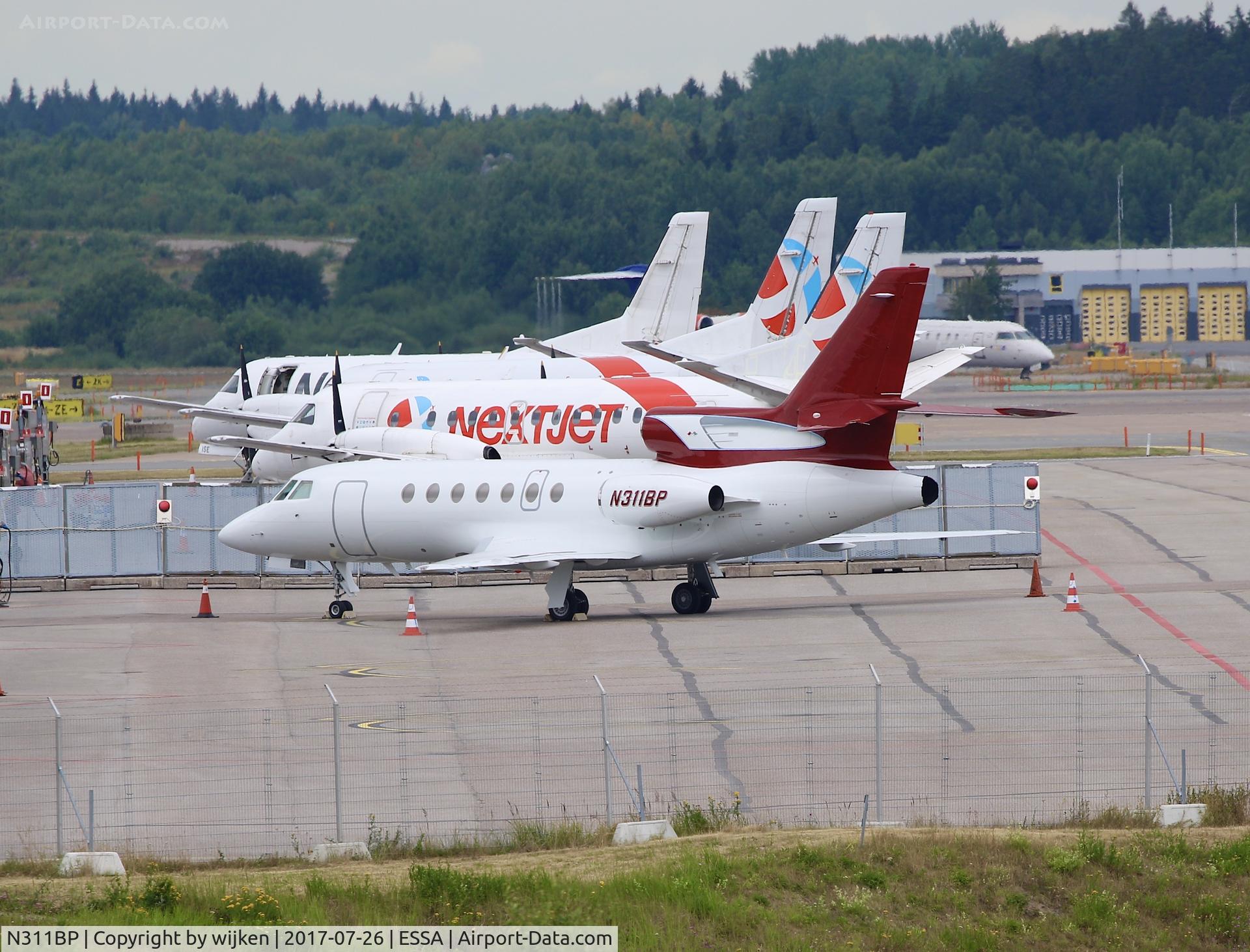 N311BP, 2001 Dassault Mystere Falcon 50 C/N 314, Ramp S