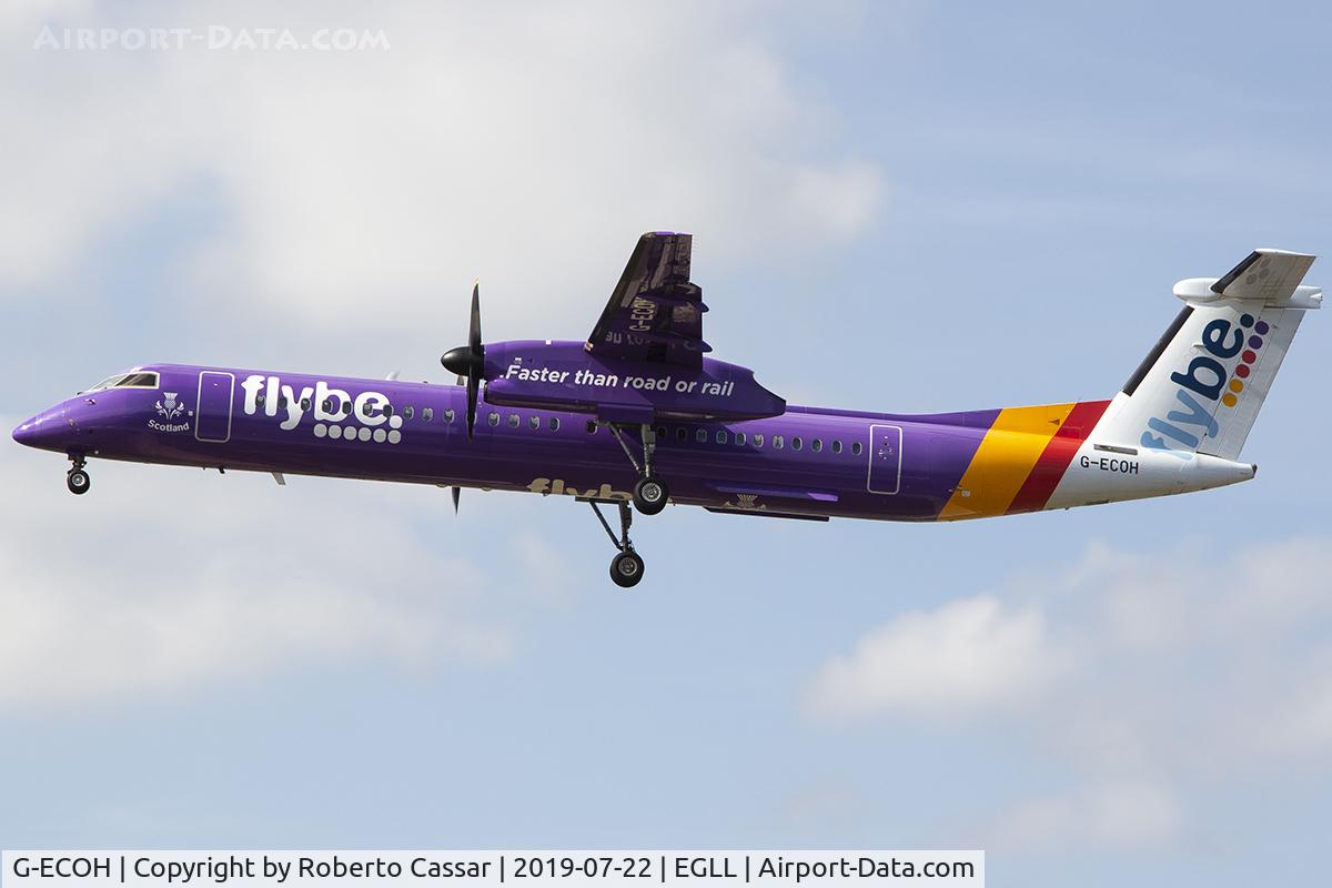 G-ECOH, 2008 De Havilland Canada DHC-8-402Q Dash 8 C/N 4221, Heathrow