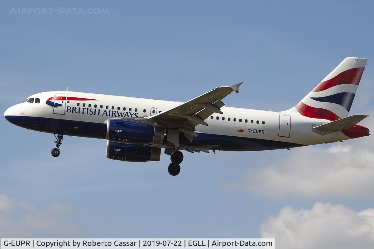 G-EUPR, 2000 Airbus A319-131 C/N 1329, Heathrow