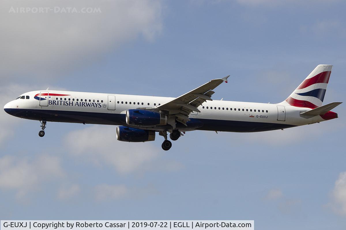 G-EUXJ, 2007 Airbus A321-231 C/N 3081, Heathrow