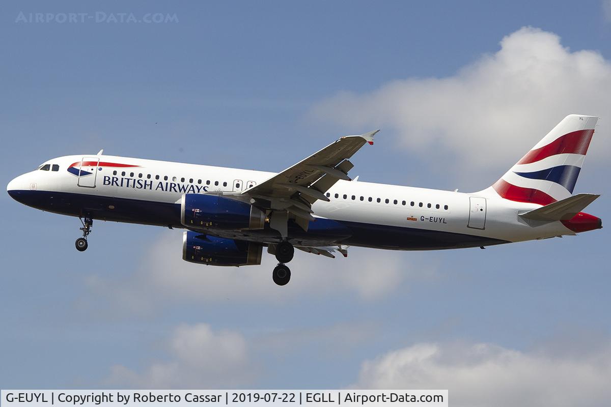 G-EUYL, 2011 Airbus A320-232 C/N 4725, Heathrow