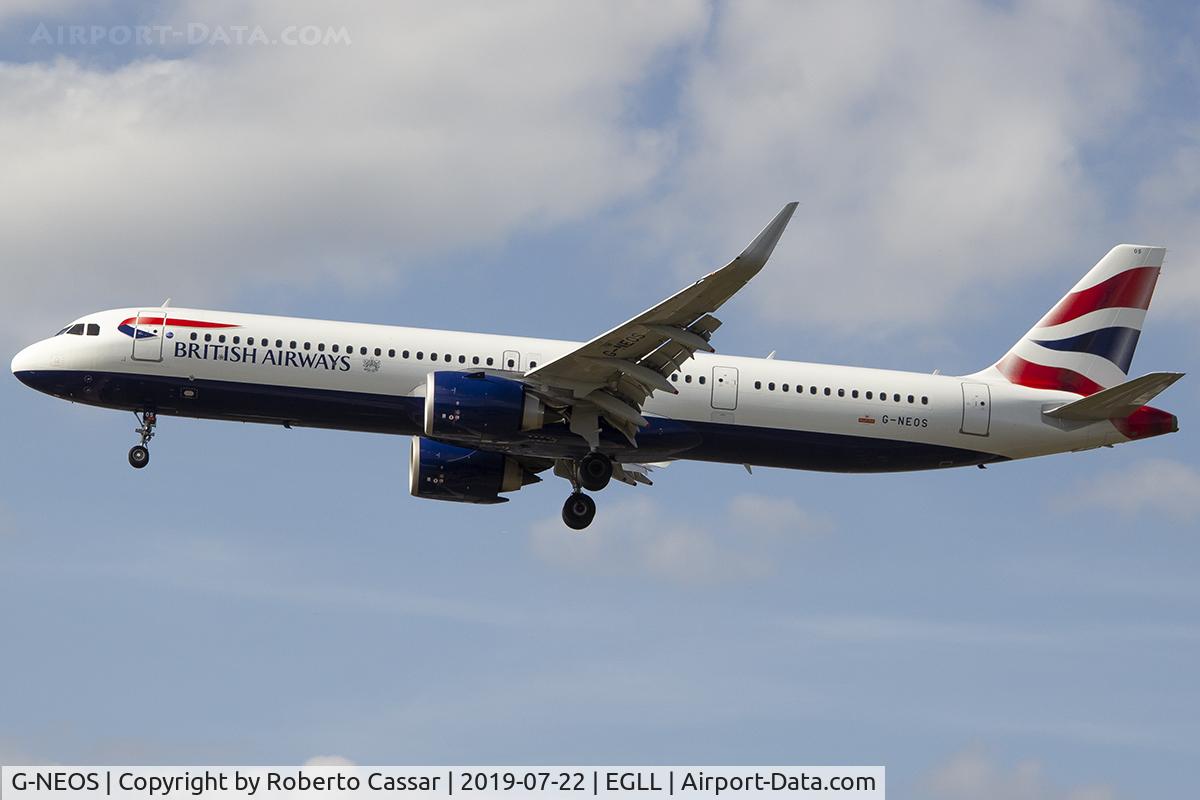 G-NEOS, 2018 Airbus A321-251NX C/N 8637, Heathrow