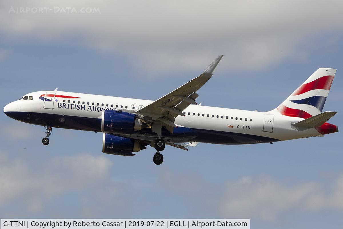 G-TTNI, 2019 Airbus A320-251N C/N 8767, Heathrow
