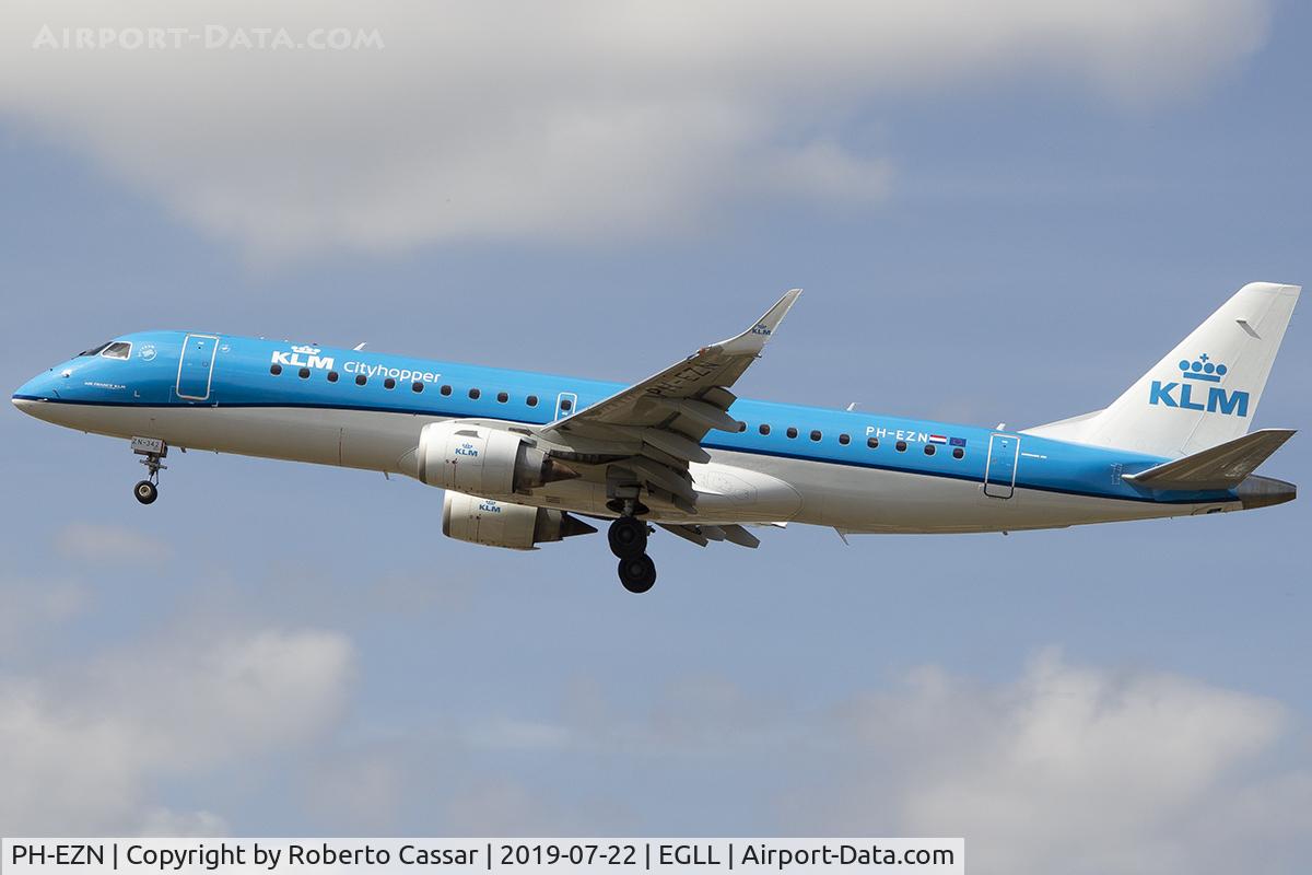 PH-EZN, 2010 Embraer 190LR (ERJ-190-100LR) C/N 19000342, Heathrow