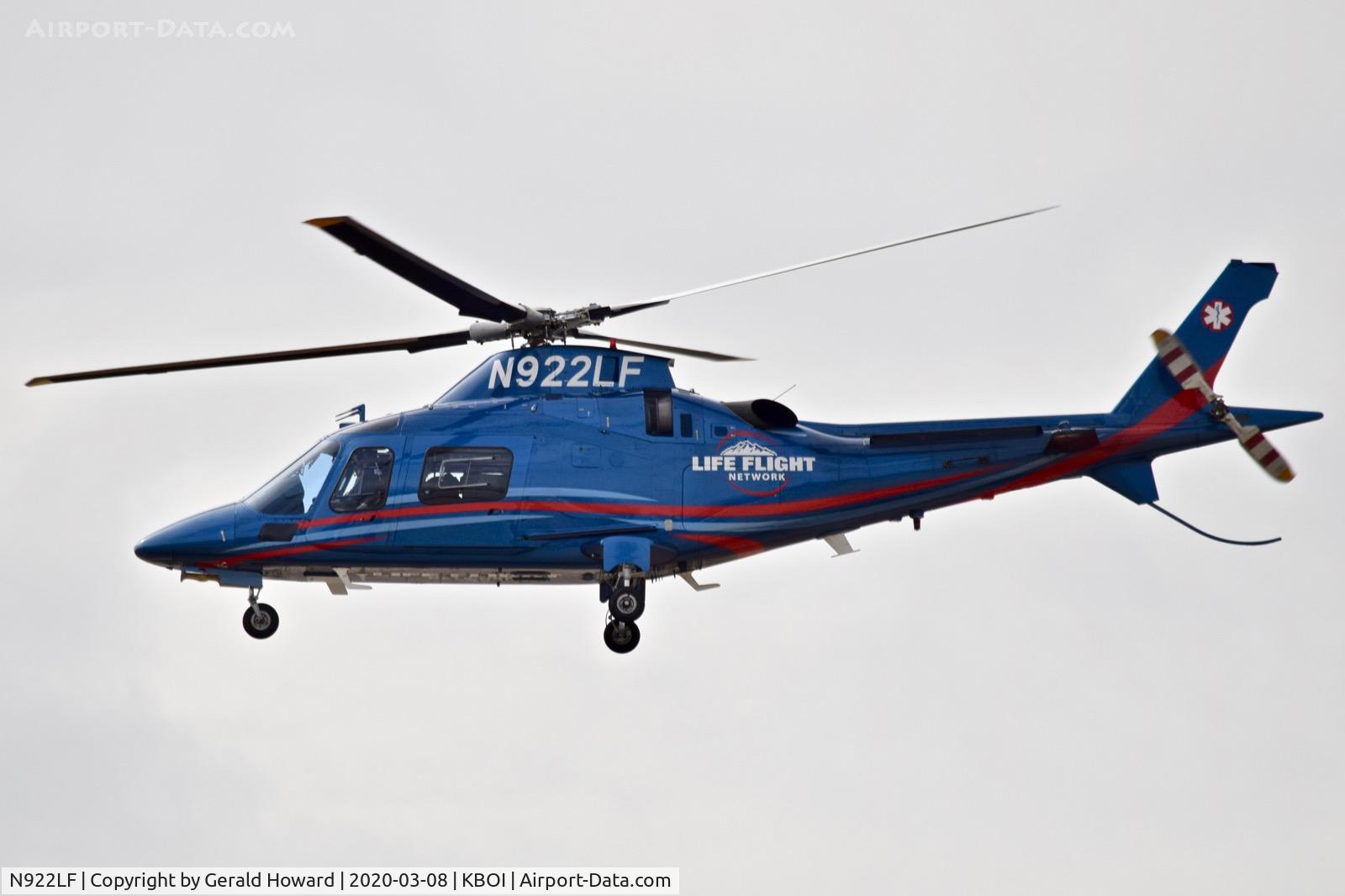 N922LF, 2019 AgustaWestland A109E C/N 11149, Departing BOI.