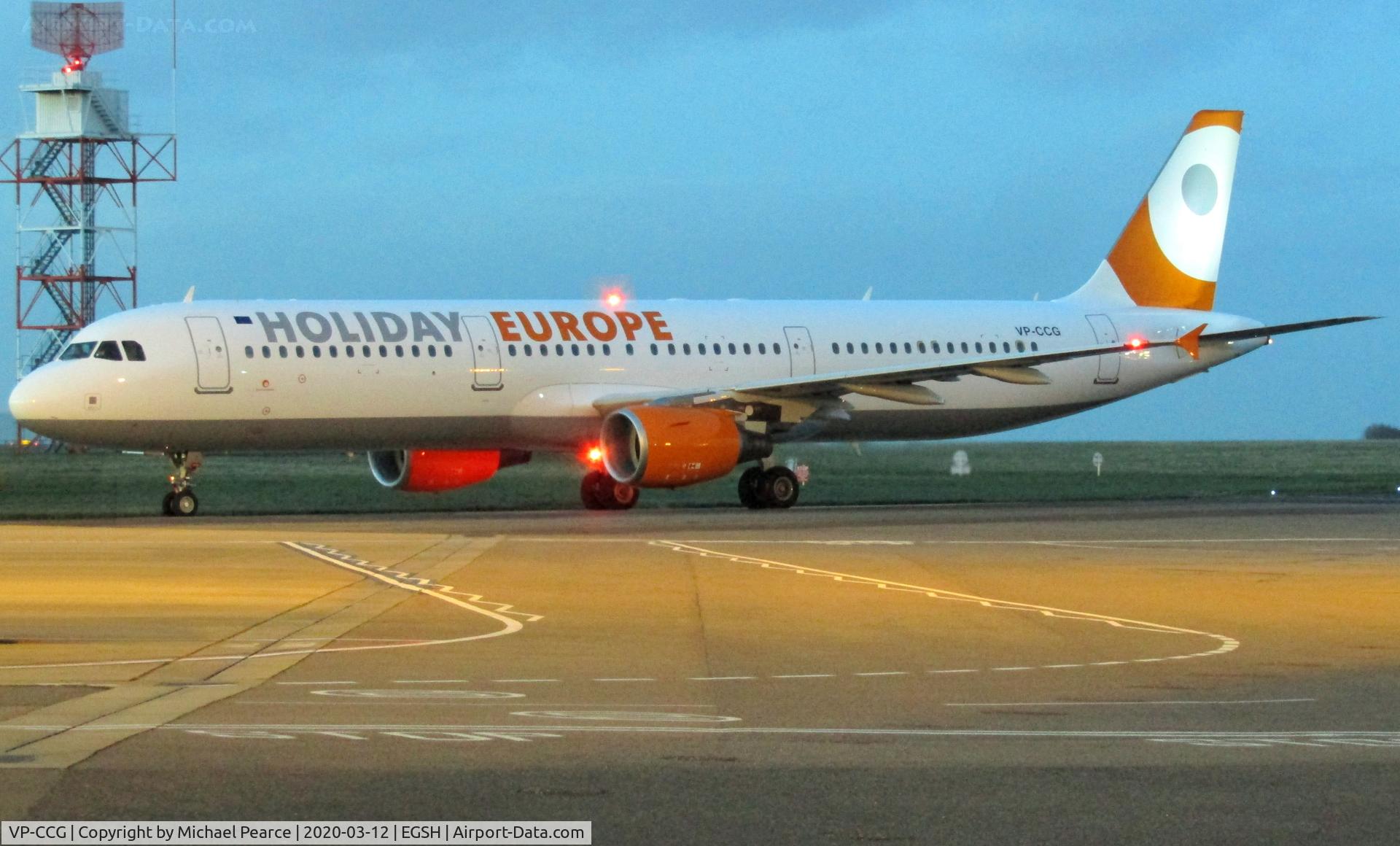 VP-CCG, 2002 Airbus A321-211 C/N 1887, Departing Stand 6 to Larnaca (LCA) following respray by Air Livery.