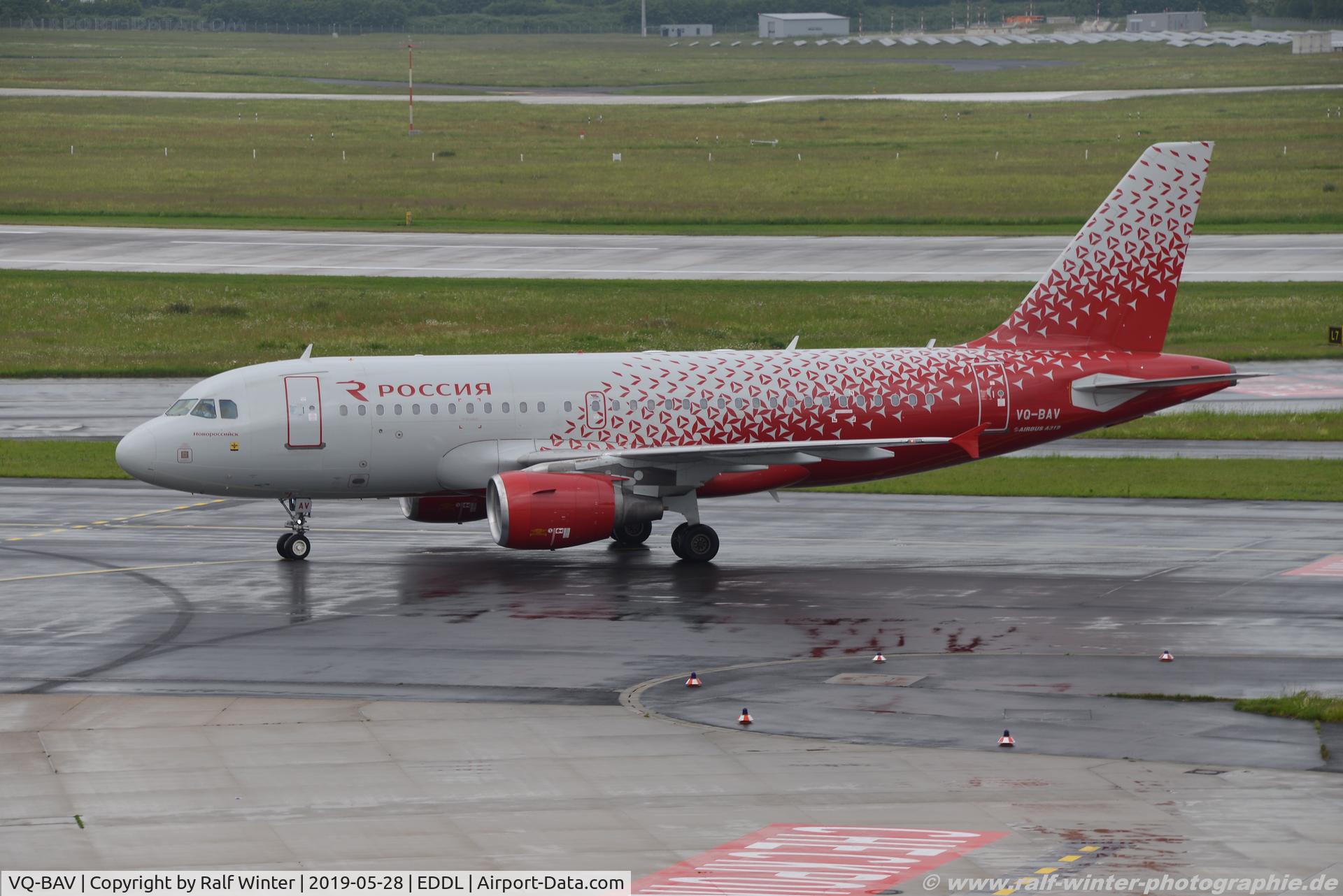 VQ-BAV, 2002 Airbus A319-111 C/N 1743, Airbus A319-111 - R4 SDN Rossiya 'Novorossiysk/????????????' - 1743 - VQ-BAV - 28.05.2019 - DUS