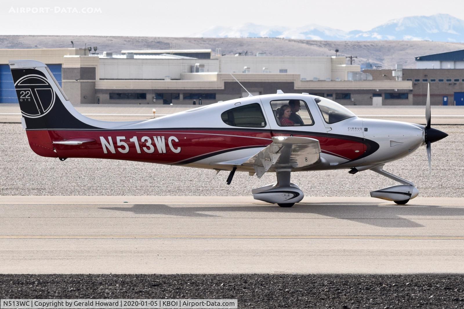 N513WC, 2013 Cirrus SR22T GTS C/N 0519, Taxiing on Alpha.