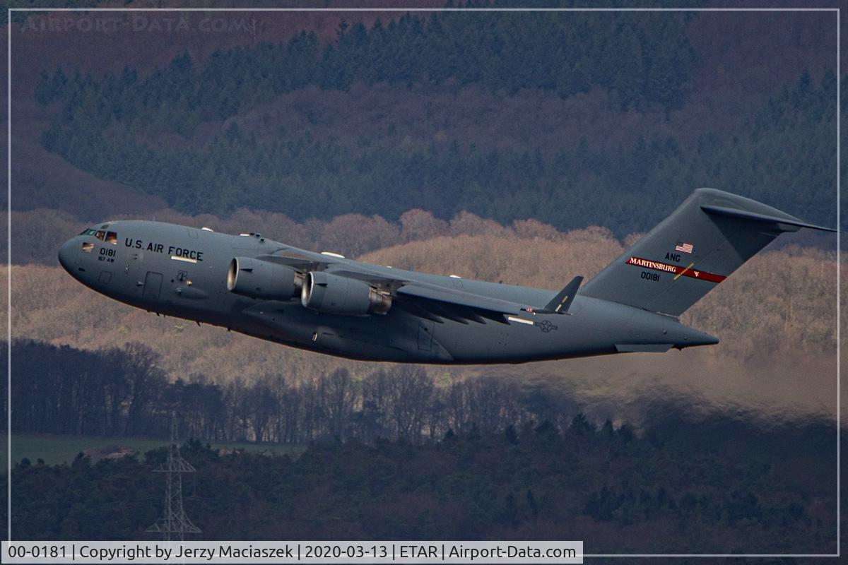 00-0181, 2000 Boeing C-17A Globemaster III C/N 50089/F088/P81, Boeing C-17A Globemaster III,