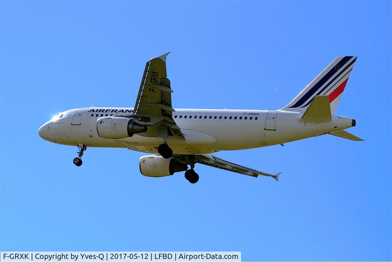 F-GRXK, 2006 Airbus A319-115LR C/N 2716, Airbus A319-115LR, Short approach rwy 23, Bordeaux-Mérignac airport (LFBD-BOD)