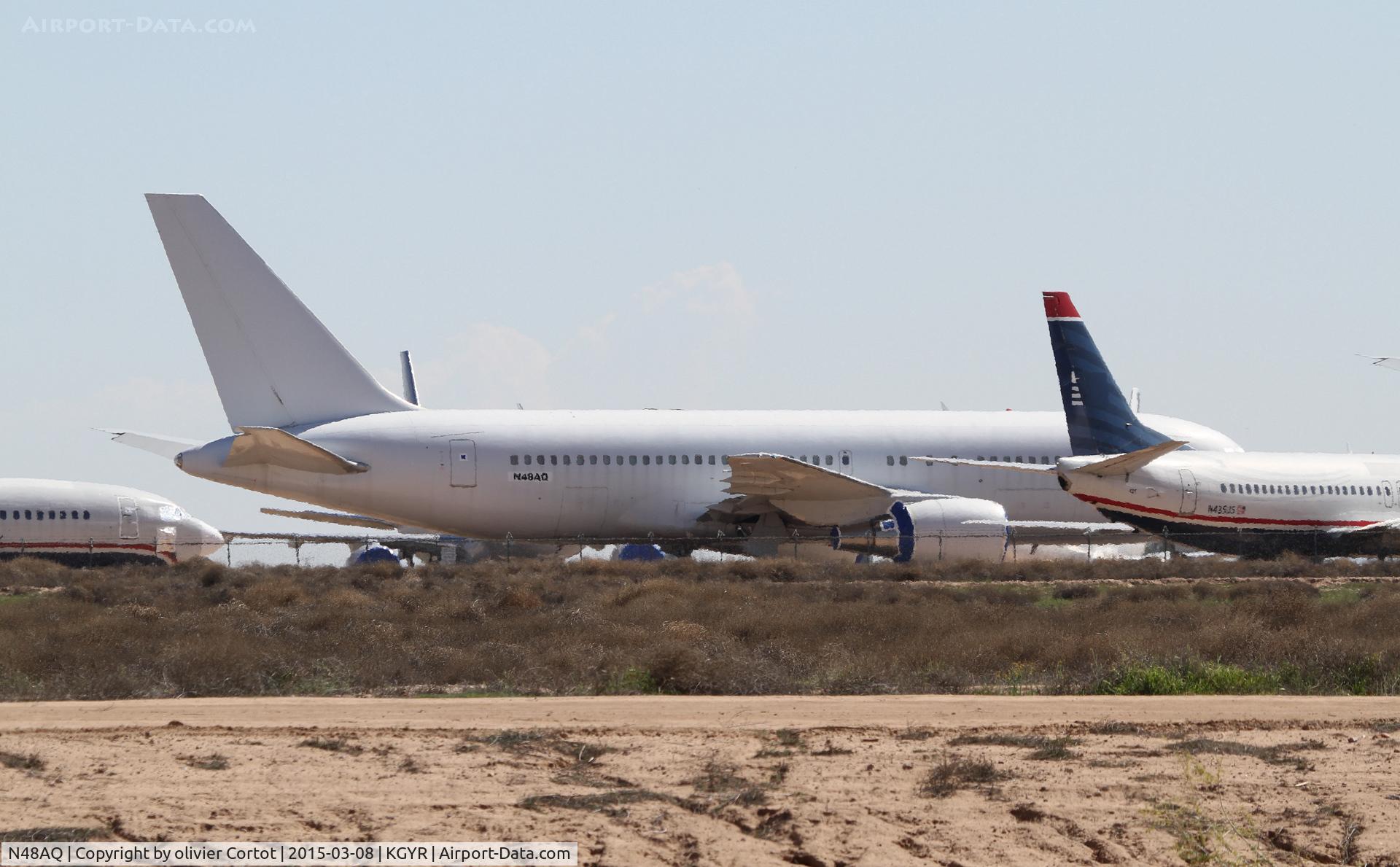 N48AQ, 1993 Boeing 767-27G/ER C/N 27048, last stop : goodyear AZ