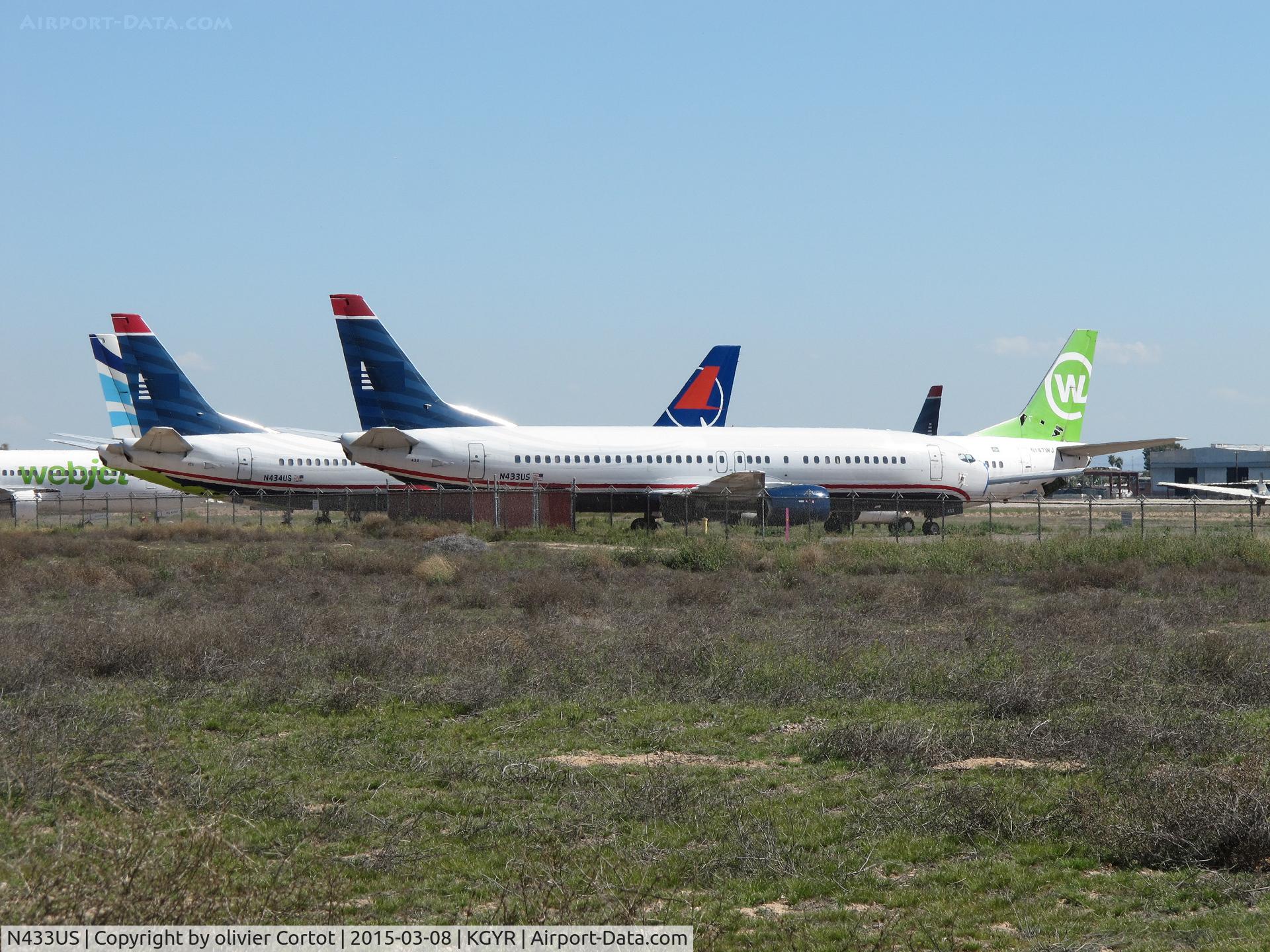 N433US, 1990 Boeing 737-4B7 C/N 24555, last stop : Goodyear AZ