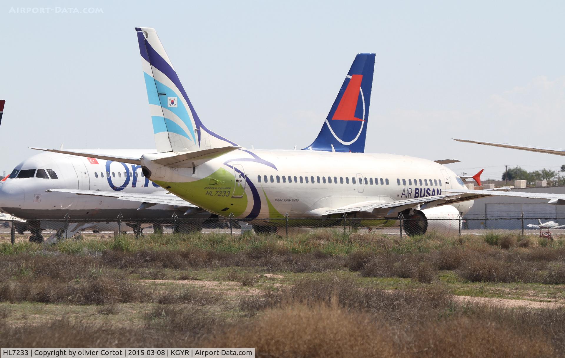 HL7233, 1995 Boeing 737-58E C/N 25768, Stored at  Goodyear AZ