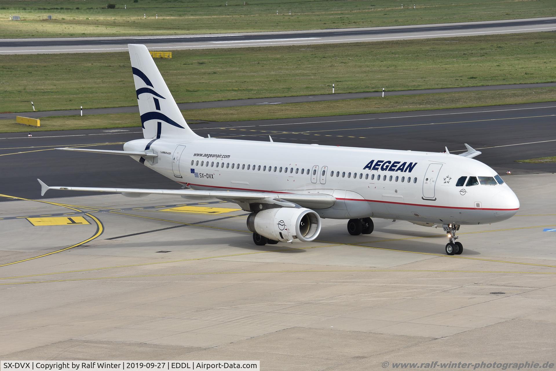 SX-DVX, 2009 Airbus A320-232 C/N 3829, Airbus A320-232 - A3 AEE Aegean Airlines - 3829 - SX-DVX - 27.09.2019 - DUS