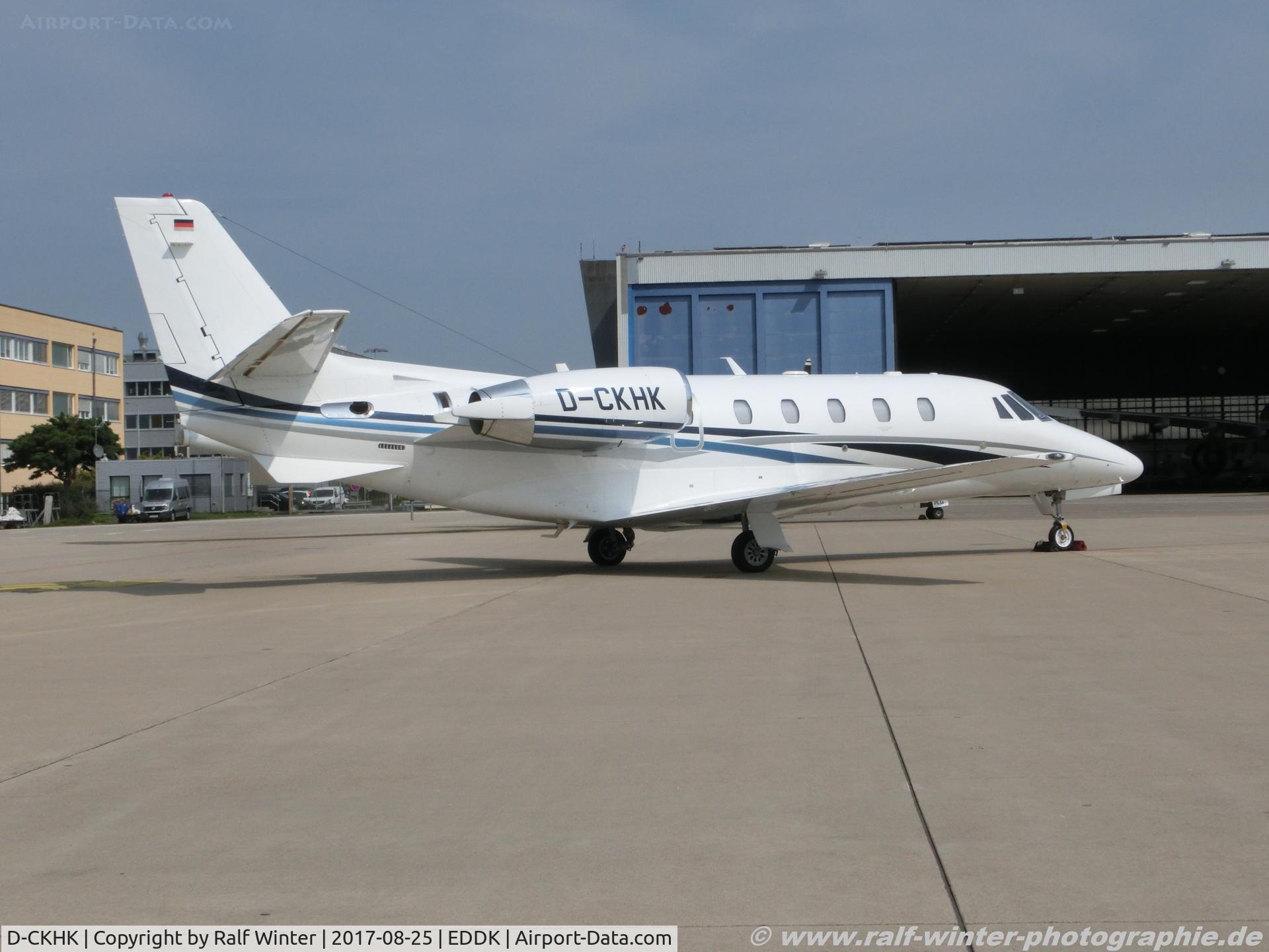 D-CKHK, 2010 Cessna 560 Citation XLS+ C/N 560-6051, Cessna 560XL Citation XLS+ - FFD SFD Stuttgarter Flugdienst - 560-6051 - D-CKHK - 25.08.2017 - CGN