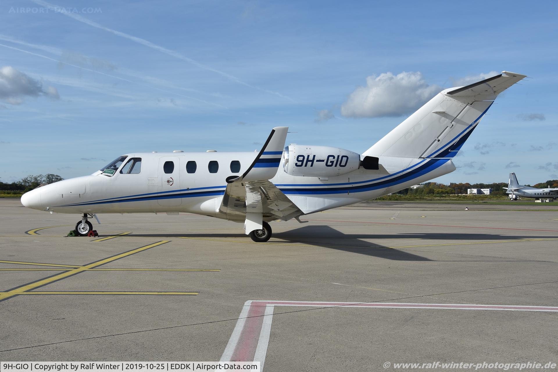 9H-GIO, 1995 Cessna 525 CitationJet C/N 525-0121, Cessna 525 CitationJet 1 - MGF TRTO Agency - 525-0121 - 9H-GIO - 25.10.2019 - CGN