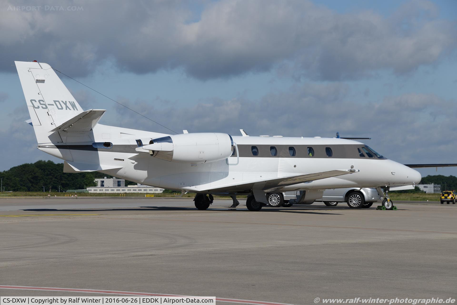 CS-DXW, 2008 Cessna 560 Citation Excel XLS C/N 560-5787, Cessna 560XL Citation XLS - NJE NetJets Transportes Aereos - 560-5787 - CS-DXW - 26.06.2016 - CGN