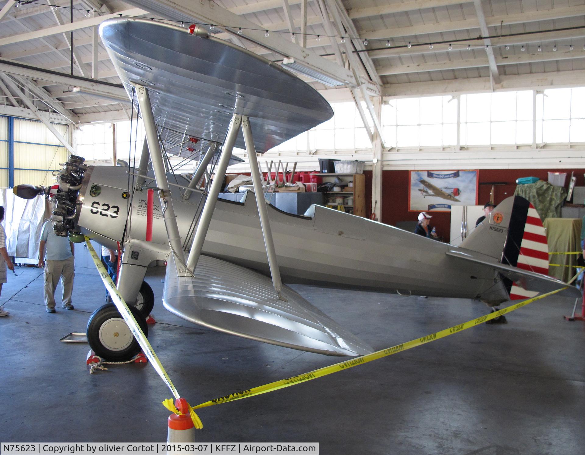 N75623, 1941 Boeing B75N1 C/N 75-1281, left side