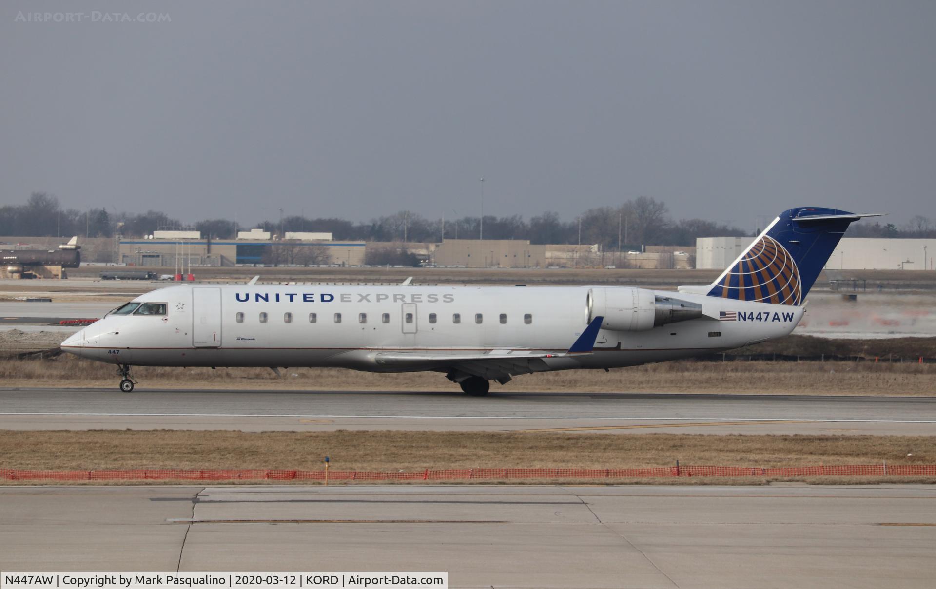 N447AW, 2003 Bombardier CRJ-200LR (CL-600-2B19) C/N 7812, CL-600-2B19