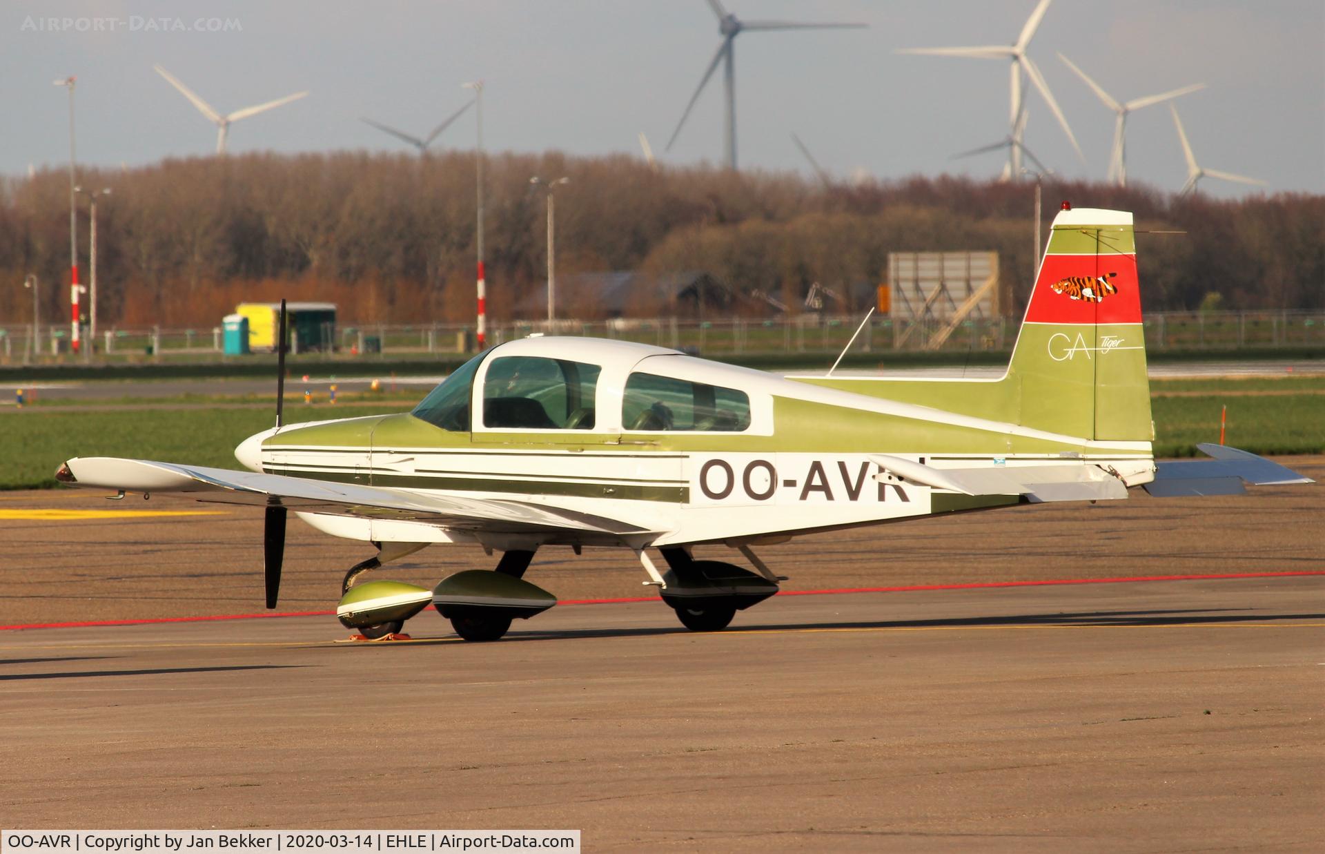 OO-AVR, 1979 Gulfstream American AA-5B Tiger C/N AA5B-1165, Lelystad Airport