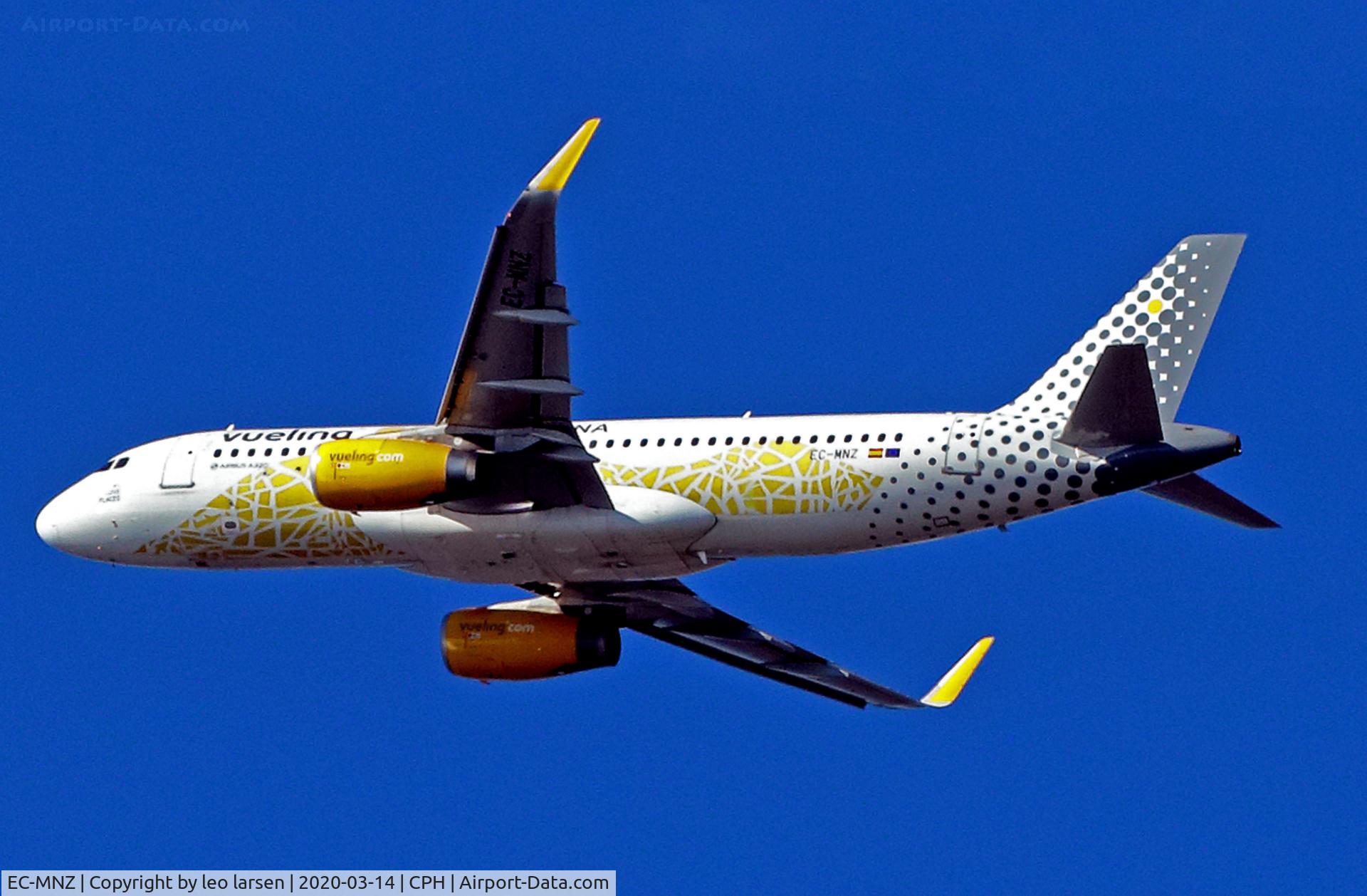 EC-MNZ, 2016 Airbus A320-232 C/N 7351, Copenhagen 14.3.2020
