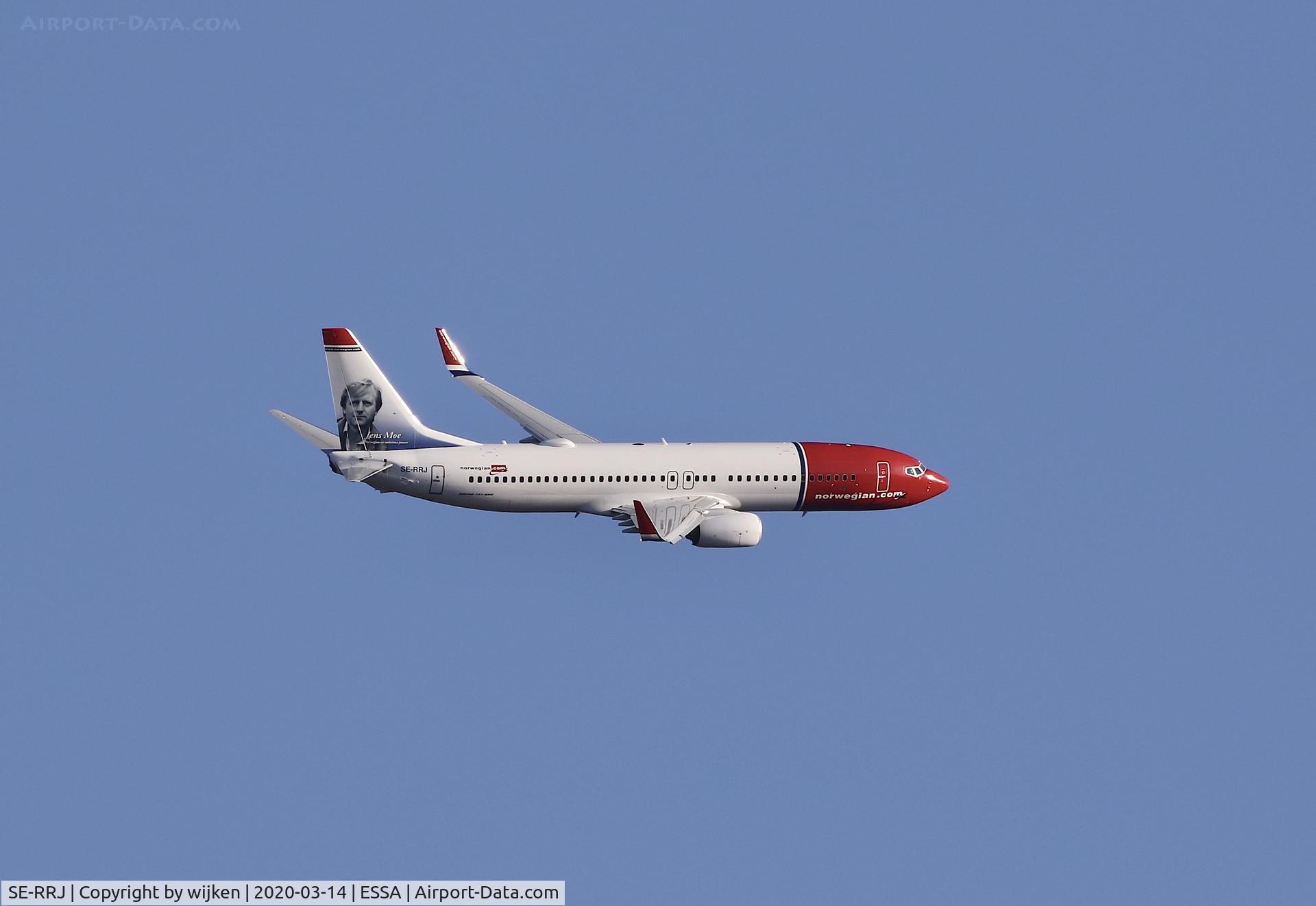 SE-RRJ, 2018 Boeing 737-8JP C/N 42094, RWY 19R