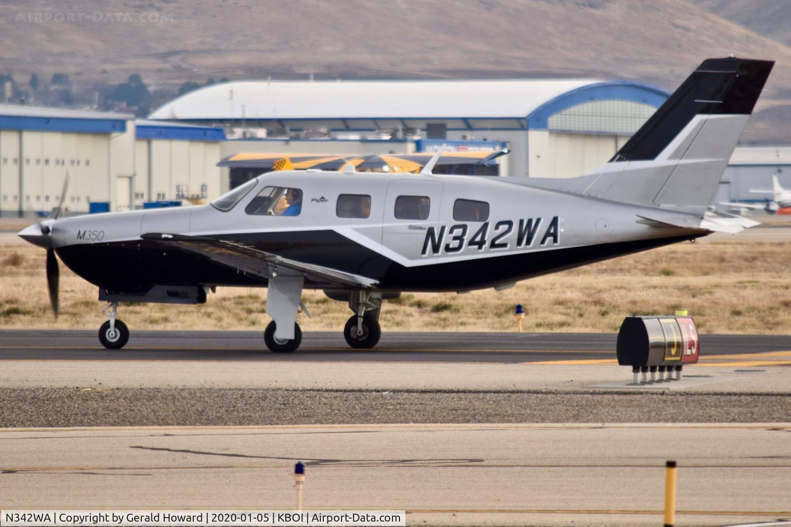 N342WA, 2017 Piper PA-46-350P  M350 Malibu Mirage C/N 4636742, On Juliet.