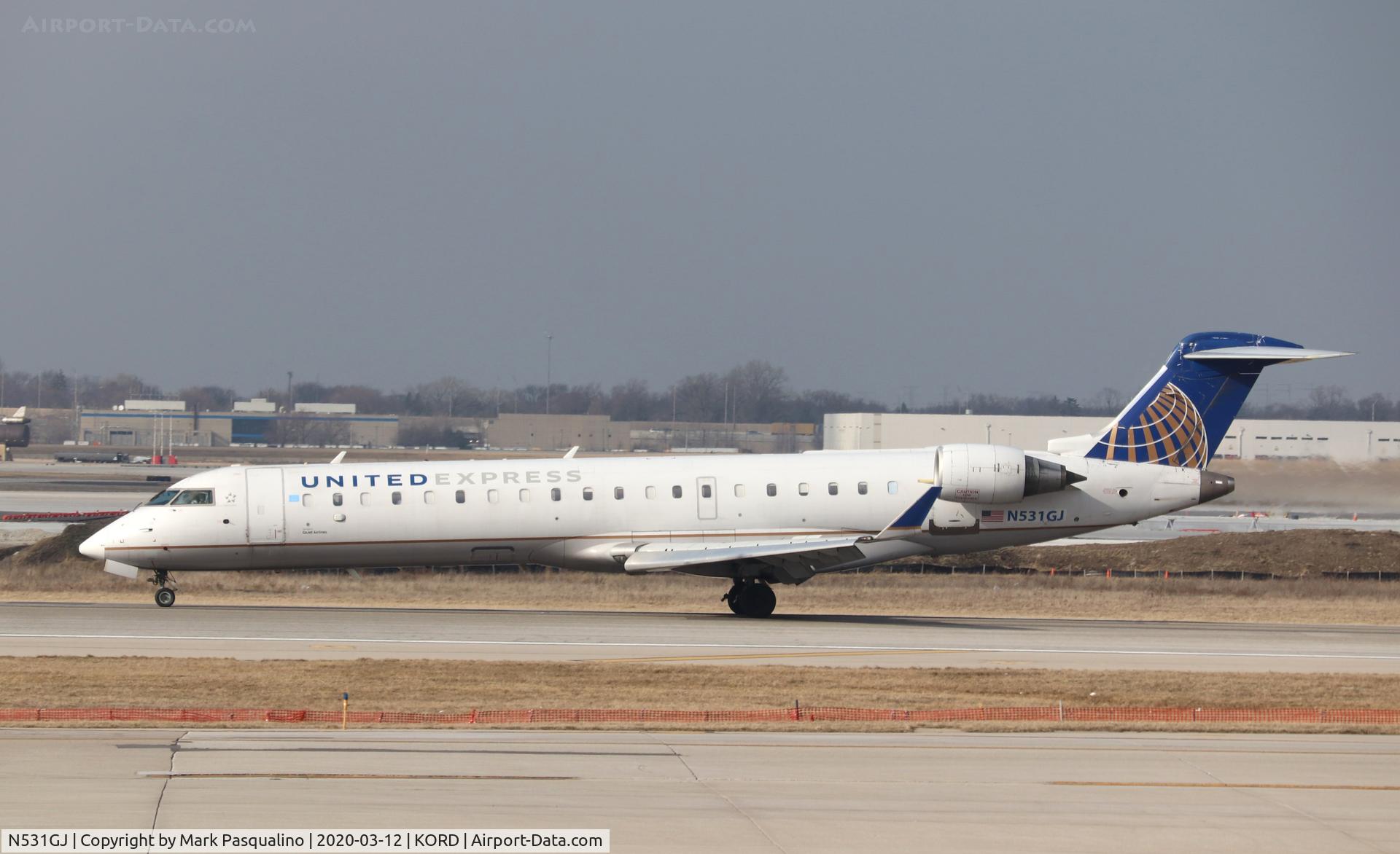 N531GJ, 2005 Bombardier CRJ-702 (CL-600-2C10) Regional Jet C/N 10218, CL-600-2C10