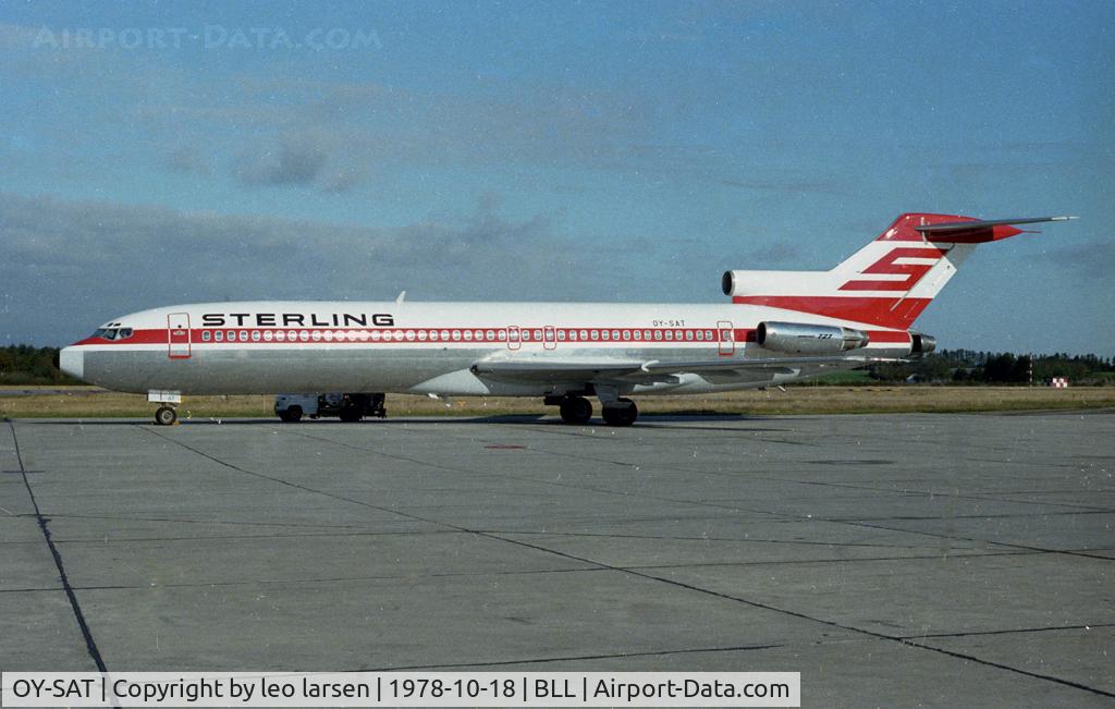 OY-SAT, 1973 Boeing 727-2J4 C/N 20766, Billund 18.10.1978