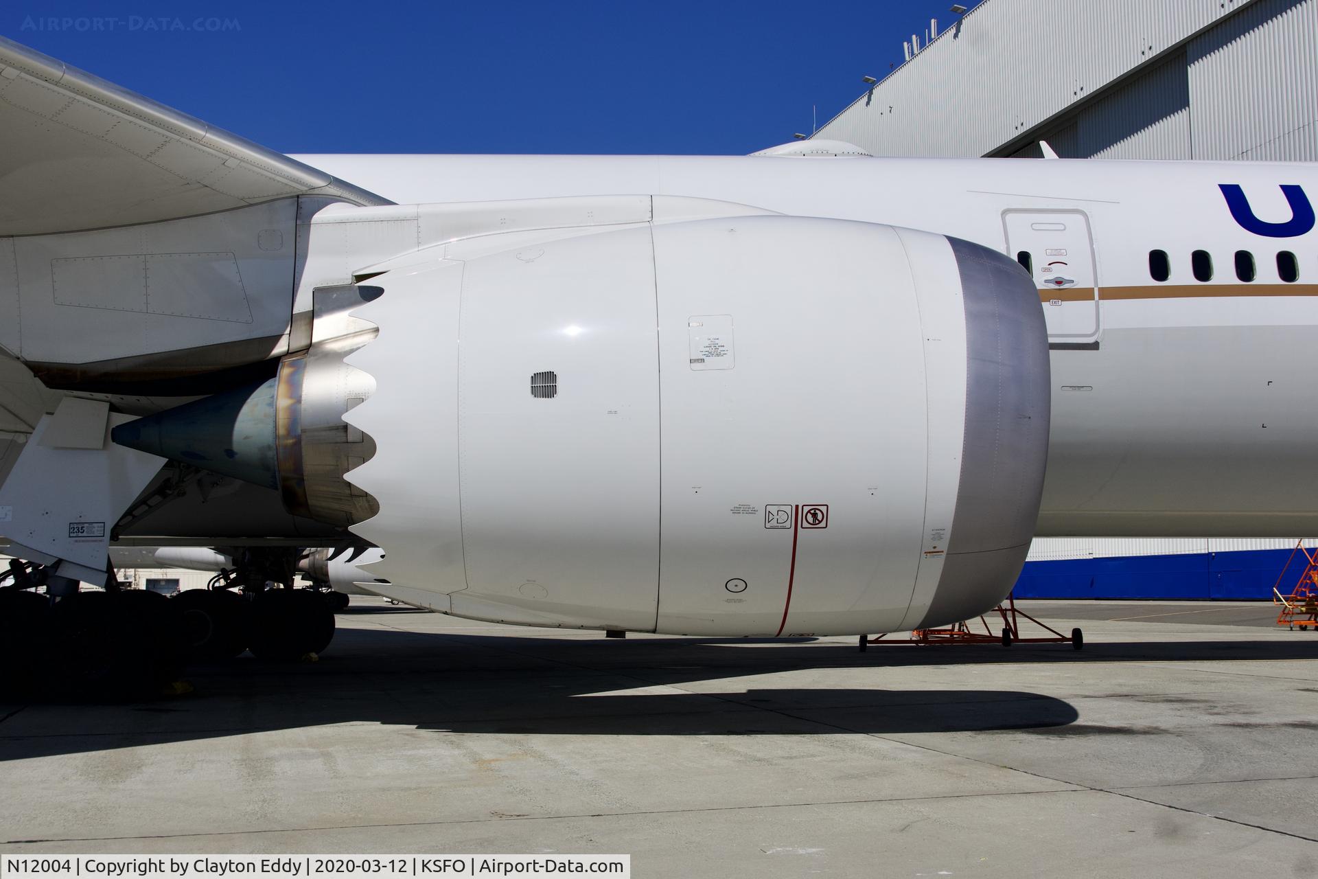 N12004, 2019 Boeing 787-10 Dreamliner Dreamliner C/N 60139, SFO 2020.
