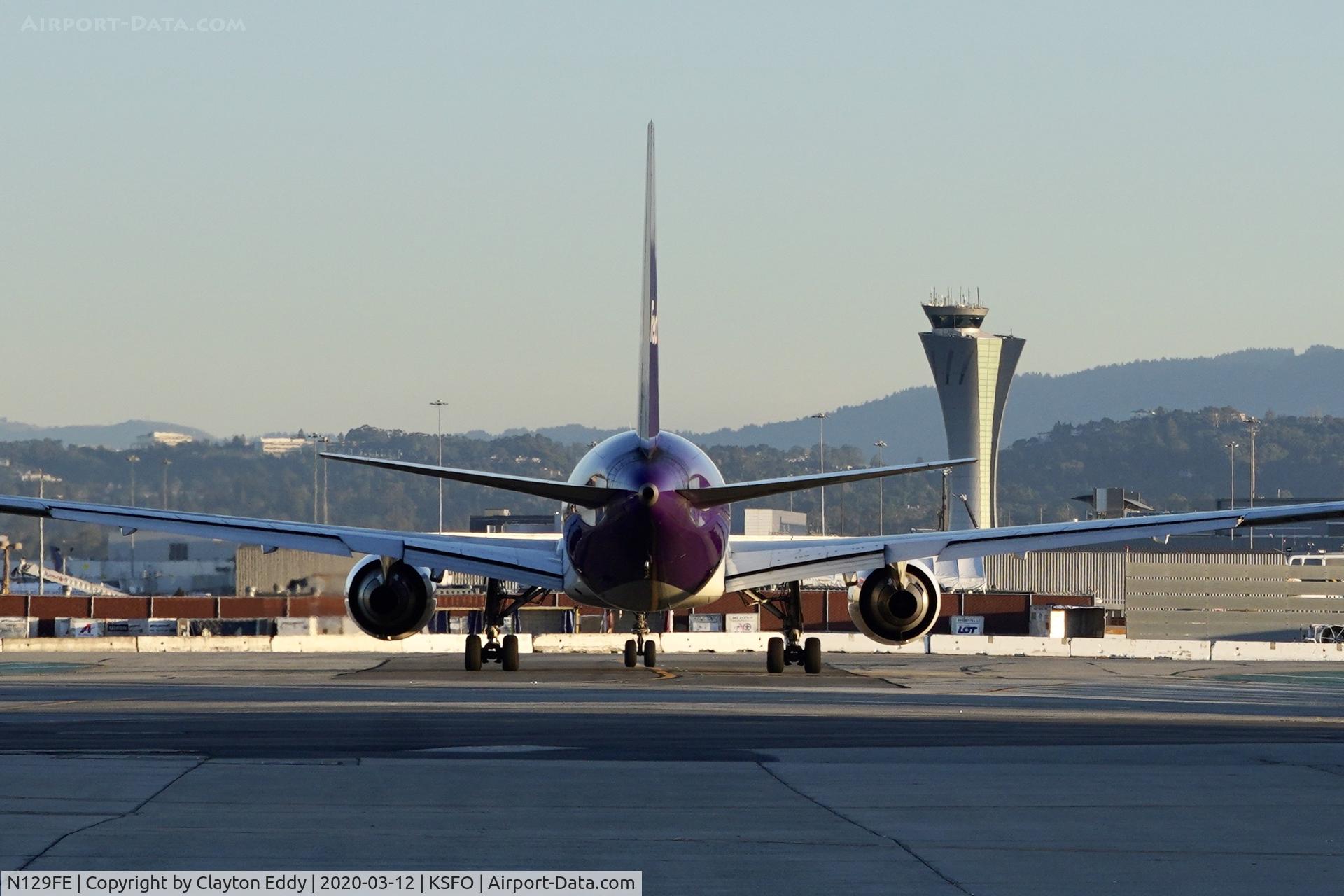 N129FE, 2015 Boeing 767-3S2F/ER C/N 43548, SFO 2020.