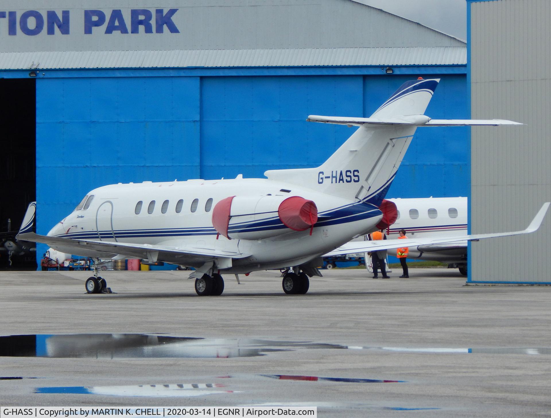 G-HASS, 2006 Raytheon 850XP C/N 258790, Owned by BookaJet, Farnborough on a visit to Hawarden.