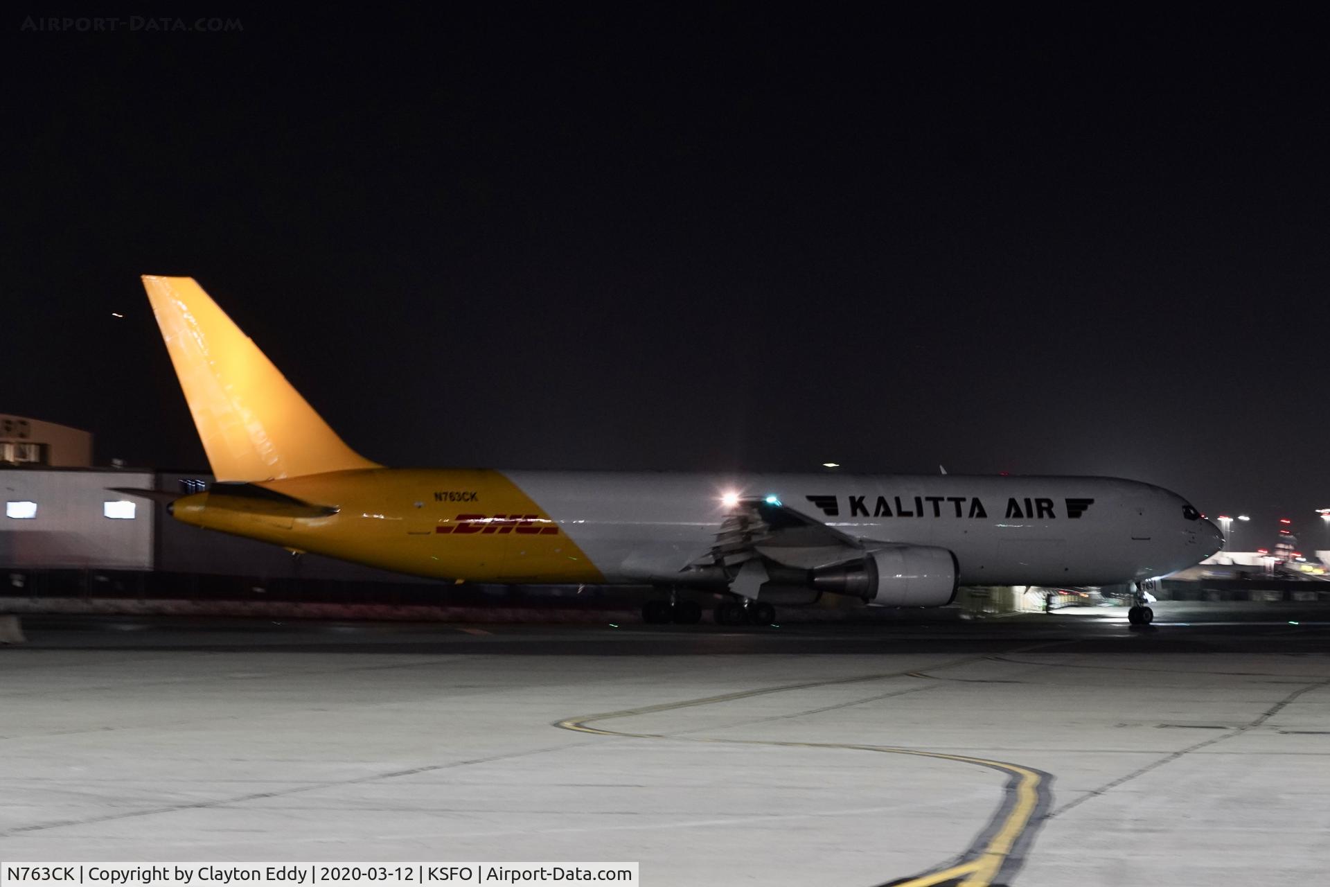 N763CK, 1993 Boeing 767-3P6/ERF C/N 26233, SFO 2020.