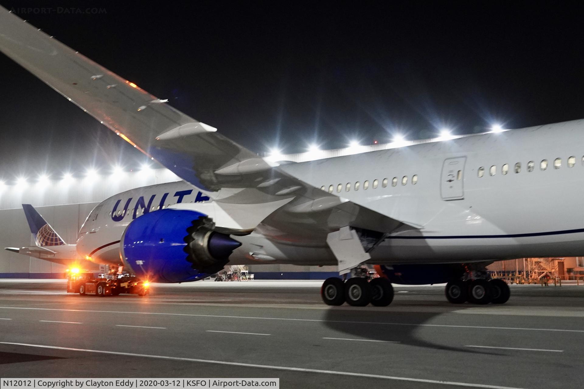 N12012, 2020 Boeing 787-10 Dreamliner Dreamliner C/N 60145, SFO 2020.
