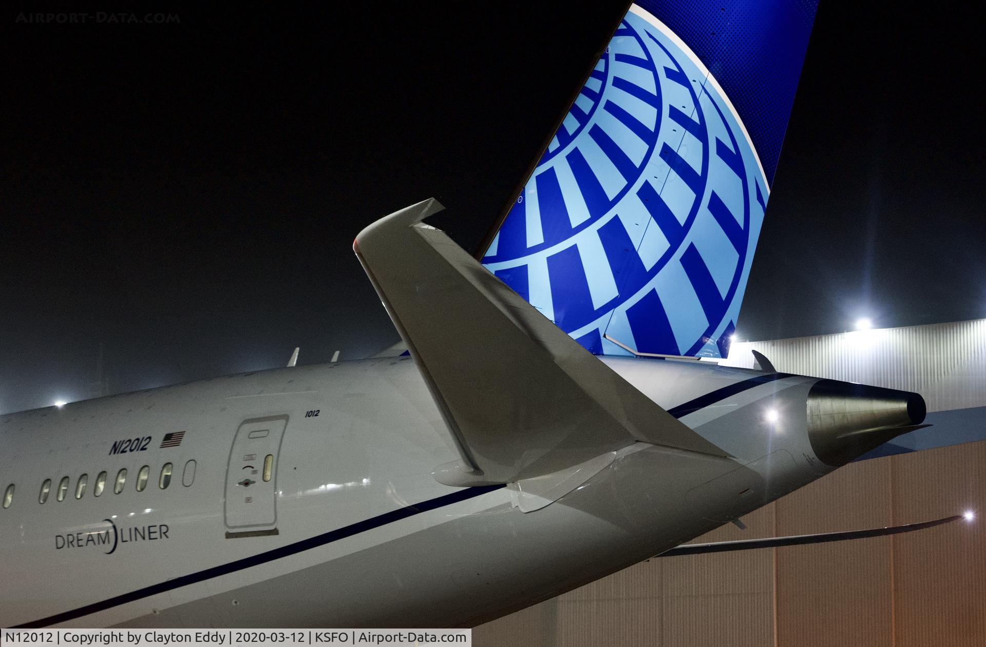 N12012, 2020 Boeing 787-10 Dreamliner Dreamliner C/N 60145, SFO 2020.