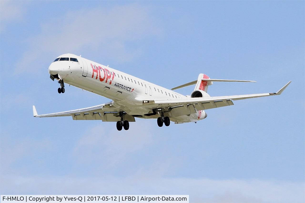 F-HMLO, 2015 Bombardier CRJ-1000EL NG (CL-600-2E25) C/N 19041, Canadair CRJ-1000EL NG, Short approach rwy 23, Bordeaux-Mérignac airport (LFBD-BOD)