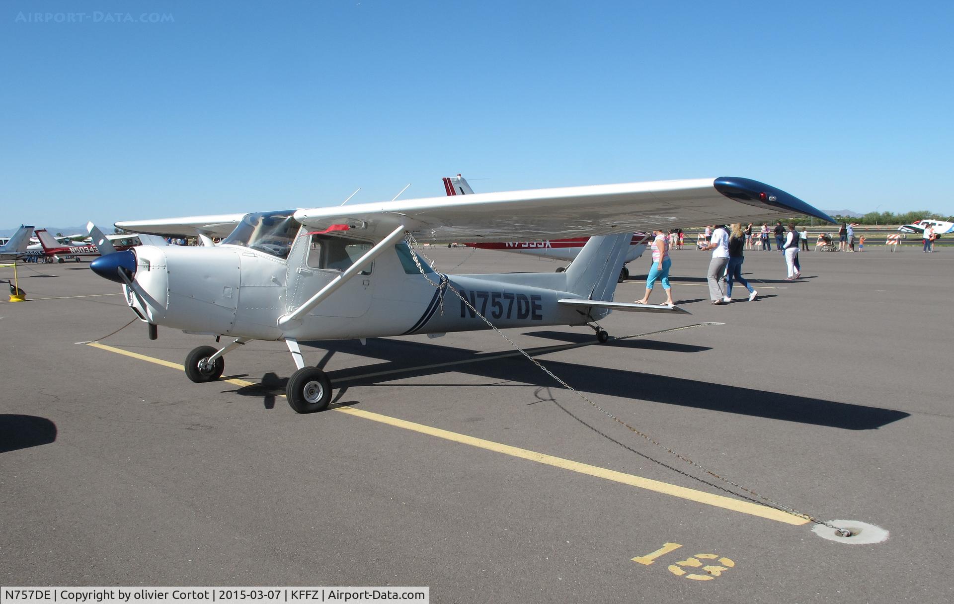 N757DE, 1977 Cessna 152 C/N 15279650, 2015 Falcon field fest