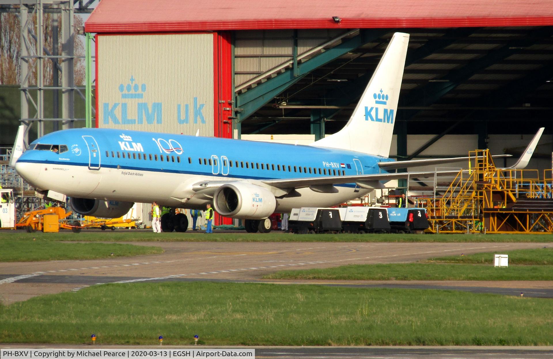 PH-BXV, 2007 Boeing 737-8K2 C/N 30370, 