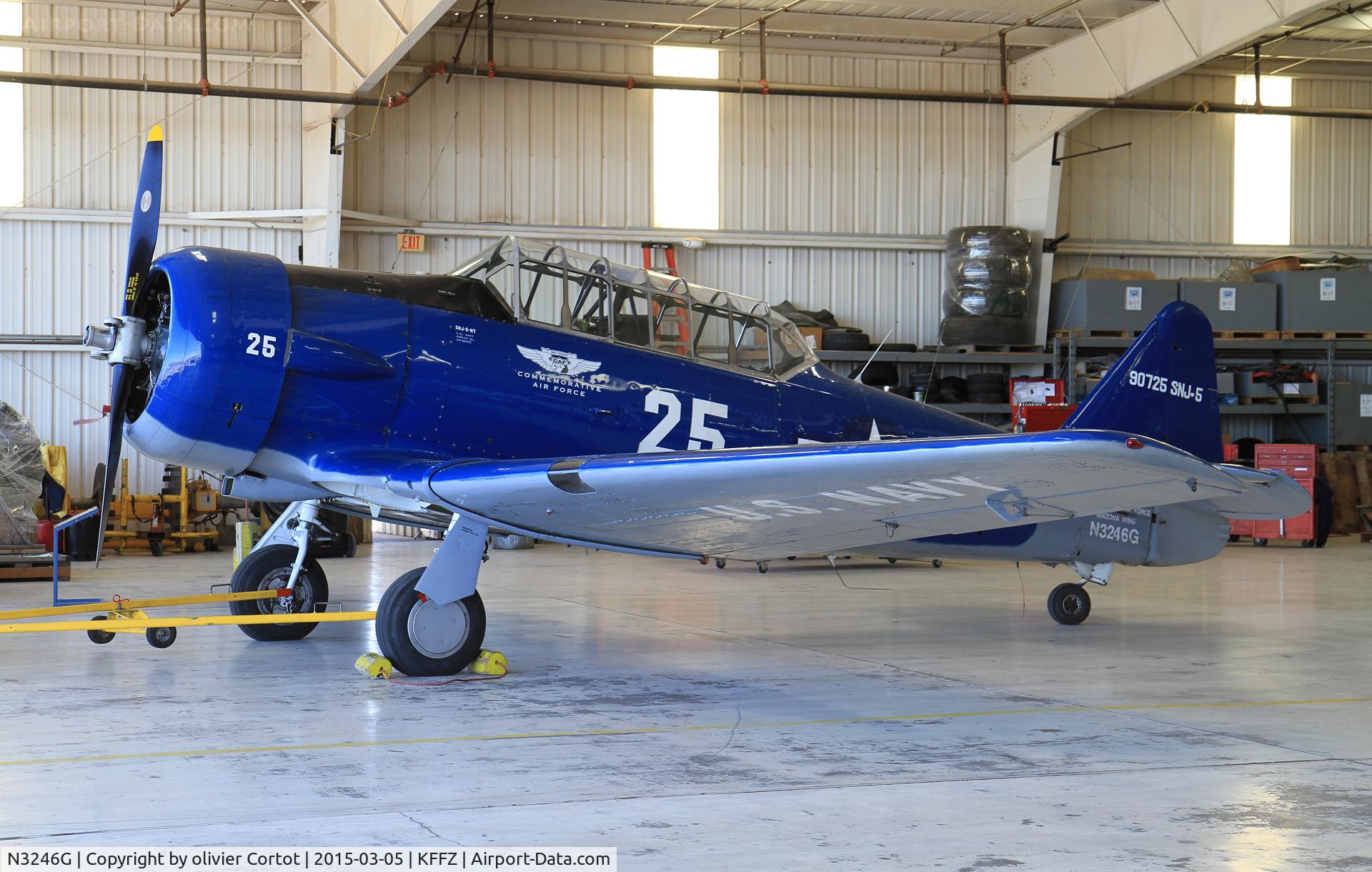 N3246G, 1959 North American SNJ-5 Texan Texan C/N 90725, CAF AZ wing