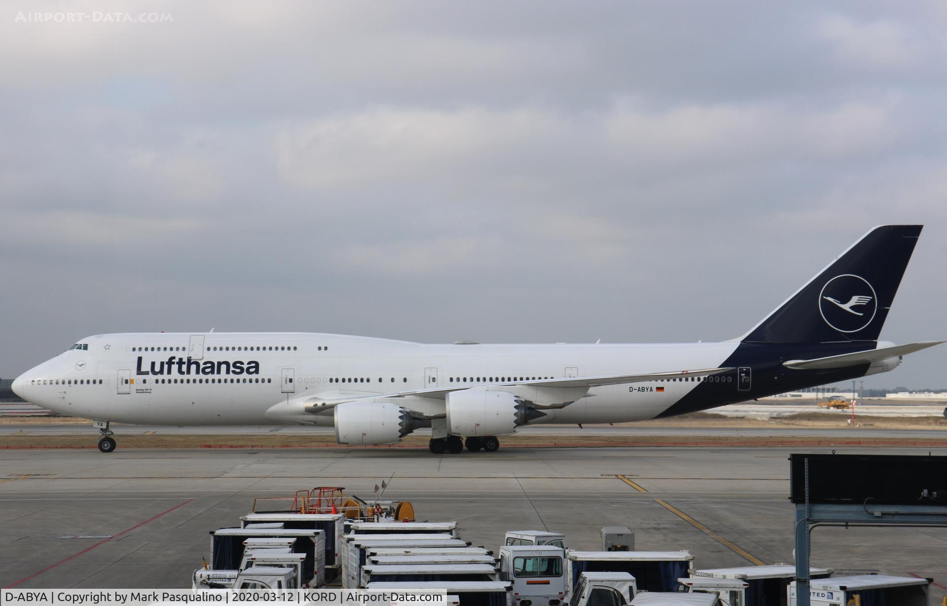 D-ABYA, 2012 Boeing 747-830 C/N 37827, Boeing 747-830