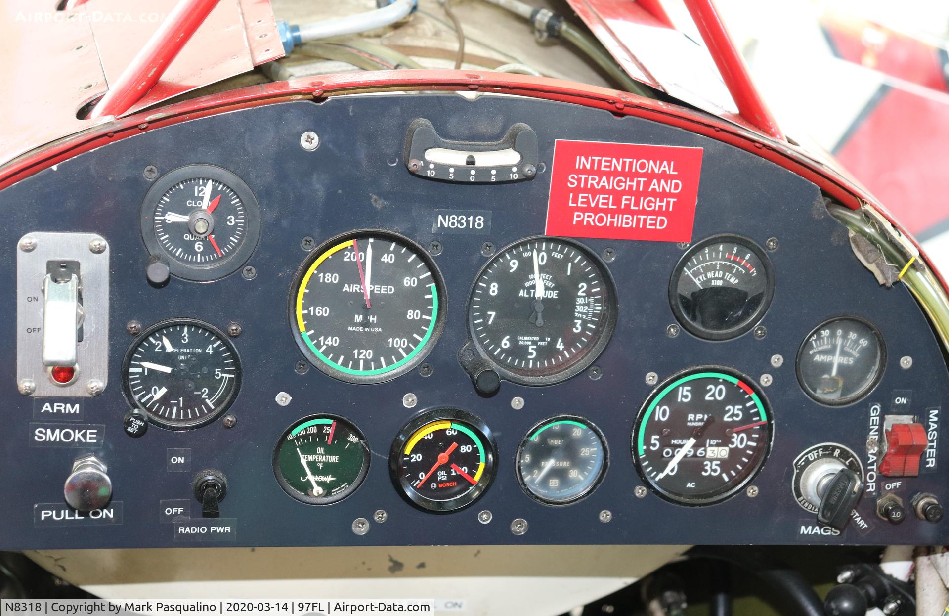 N8318, 1972 Pitts S-1C Special C/N 6223, Pitts S-1C Special