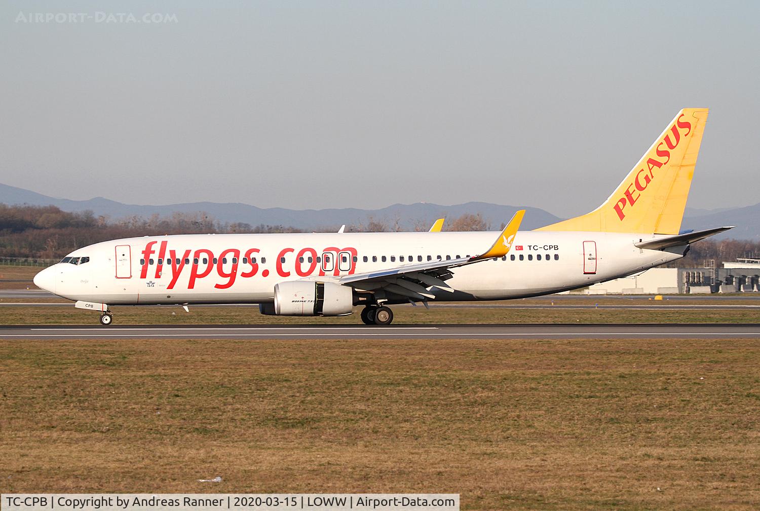 TC-CPB, 2012 Boeing 737-82R C/N 38177, Pegasus Boeing 737