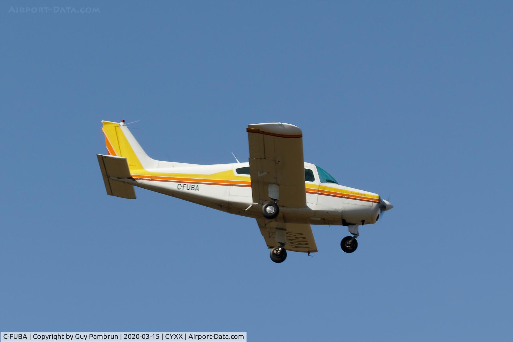 C-FUBA, 1969 Beech B23 Musketeer C/N M-1190, Landing