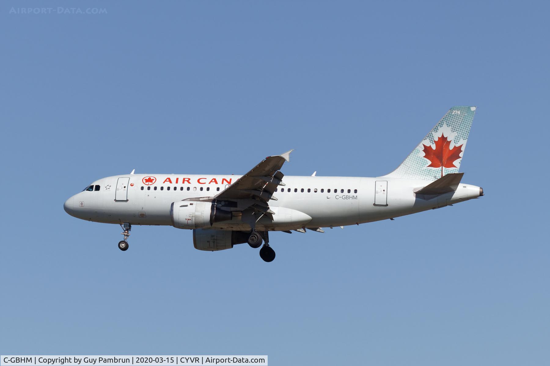 C-GBHM, 1997 Airbus A319-114 C/N 769, Landing