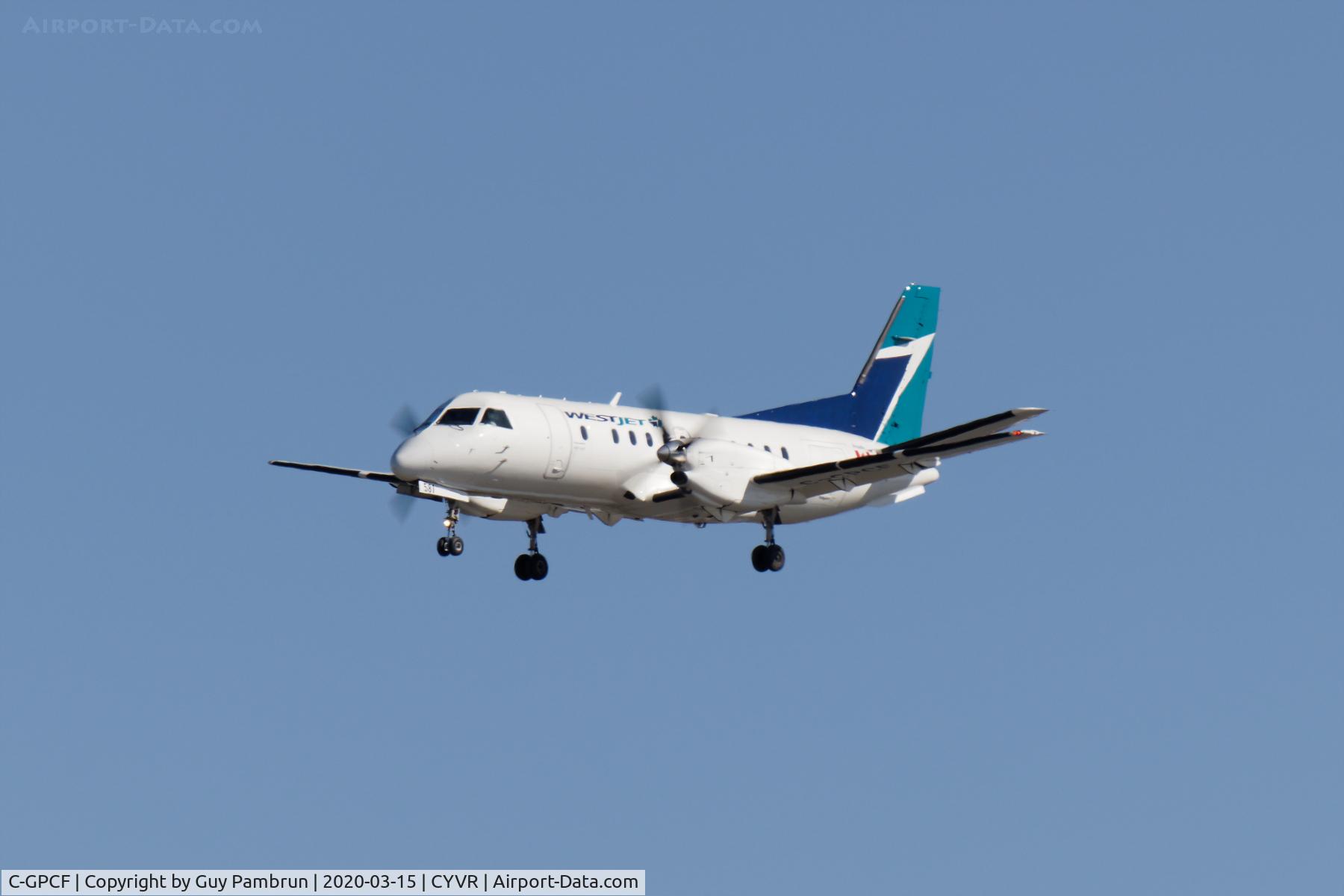 C-GPCF, 1997 Saab 340B C/N 340B-426, Landing