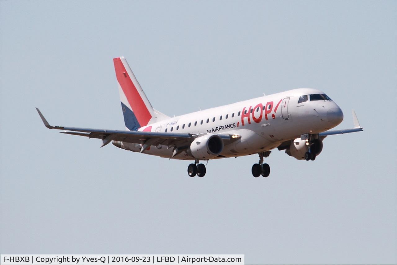 F-HBXB, 2008 Embraer 170LR (ERJ-170-100LR) C/N 17000250, F-HBXB - Embraer ERJ-170ST, Short approach rwy 05, Bordeaux Mérignac airport (LFBD-BOD)
