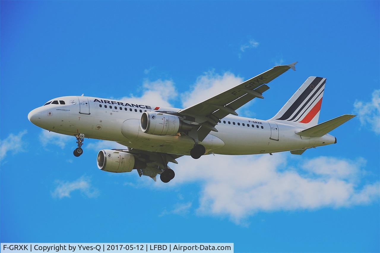 F-GRXK, 2006 Airbus A319-115LR C/N 2716, Airbus A319-115LR, Short approach rwy 23, Bordeaux-Mérignac airport (LFBD-BOD)