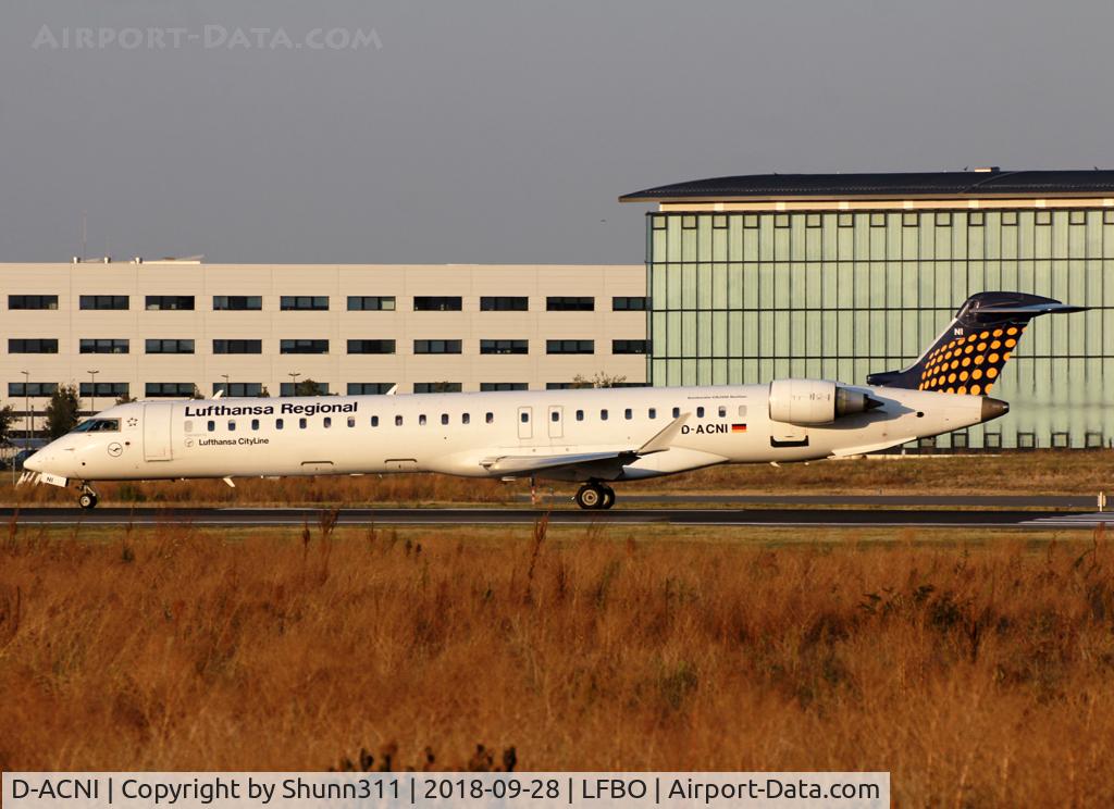 D-ACNI, 2009 Bombardier CRJ-900 NG (CL-600-2D24) C/N 15248, Ready for take off from rwy 32R in basic Eurowings c/s
